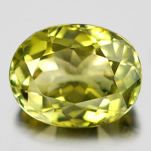 Natural Greenish Yellow Tourmaline Gemstones 0.95 Ct. Oval Shape 6.9 x 5.4 Mm.: Product ID: 807249213 Product Name: Natural Tourmaline Weight: 0.95 CT. Size: 6.9 x 5.4 x 3.7 MM. Shape: Oval Color: Greenish Yellow Clarity:VSI Luster: Good Gems Origin: Nigeria Treatment: Unheated C