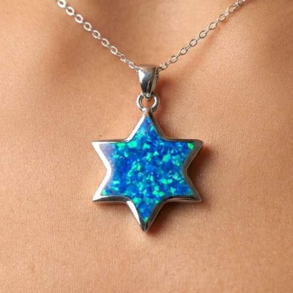 925 Sterling Silver Pendant Jewelry 3.36 Grams with Multi Color Blue Created Opal: Product ID: 200108241 Product Type: 925 Sterling Silver Fine Jewelry Jewelry Weight: 3.36 Grams. Gemstones Color: Multi-Color Metal: Solid Silver 92.5%. Gemstone Detail: At Your Service: At Treasure o
