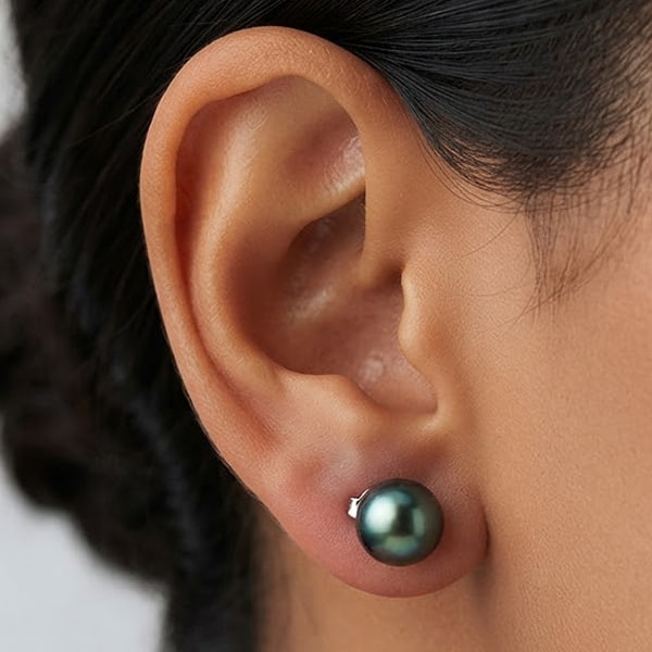 Natural Multi-Color Pearl Real 925 Sterling Silver Jewelry Stud Earrings 3.36 G.: Product ID: 205101283 Product Type: 925 Sterling Silver Fine Jewelry Jewelry Weight: 3.36 Grams. Gemstones Color: Multi-Color Metal: Solid Silver 92.5%. Gemstone Detail: Natural Multi-Color Pearl Roun
