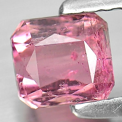 Natural Purplish Pink Tourmaline Gemstones 0.90 Ct. Octagon Shape 5.3 x 4.8 Mm. - 2