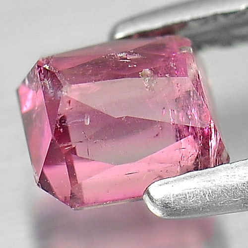 Natural Purplish Pink Tourmaline Gemstones 0.90 Ct. Octagon Shape 5.3 x 4.8 Mm. - 3