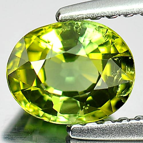Natural Yellow Tourmaline Gemstones 0.94 Ct. Oval Shape 6.6 x 5.4 Mm.: Product ID: 807247902 Product Name: Natural Tourmaline Weight: 0.94 CT. Size: 6.6 x 5.4 x 4 MM. Shape: Oval Color: Greenish Yellow Clarity:SI1 Luster: Good Gems Origin: Nigeria Treatment: Unheated Cry