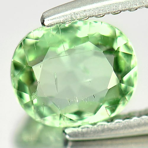 Natural Green Tourmaline Gemstones 0.88 Ct. Oval Shape 6.4 x 5.3 Mm.: Product ID: 807246094 Product Name: Natural Tourmaline Weight: 0.88 CT. Size: 6.4 x 5.3 x 3.5 MM. Shape: Oval Color: Green Clarity:SI1 Luster: Good Gems Origin: Nigeria Treatment: Unheated Crystal Str