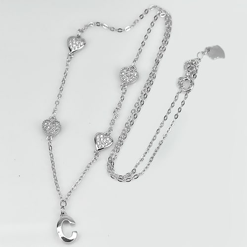 925 Sterling Silver Necklace Jewelry 3.20 Grams Length 18 Inch.: Product ID: 280540199 Product Name: Sterling Silver Necklace Product Type: 925 Sterling Silver Fine Jewelry Jewelry Weight: 3.20 Grams. Gemstones Color: Silver Metal: Solid Silver 92.5%. Gemstone Deta