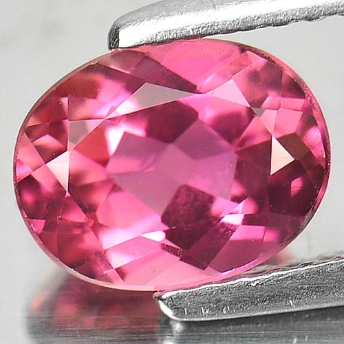 Natural Pink Tourmaline Gemstones 1.35 Ct. Oval Shape 8 x 6.2 Mm. - 2