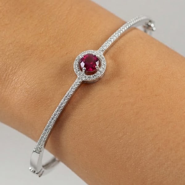 925 Sterling Silver Bangle Jewelry 8.74 Grams Diameter 55 Mm.: Product ID: 280550081 Product Name: Natural Fashion Jewelry Weight: 8.74 CT. Size: 60 / 55 Mm MM. Shape: Bangle Color: Silver Clarity:None Luster: None Gems Origin: Thailand Treatment: None Crystal St
