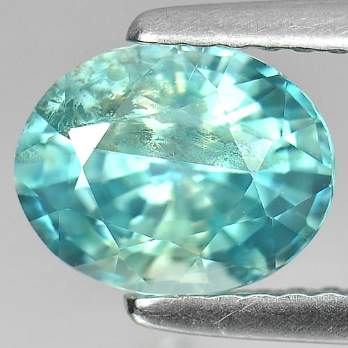 Natural Blue Color Zircon Gemstones 2.16 Ct. Oval Shape 8 x 6.4 Mm.: Product ID: 807720807 Product Name: Natural Zircon Weight: 2.16 CT. Size: 8 x 6.4 x 4.7 MM. Shape: Oval Color: Blue Clarity:SI Luster: Good Gems Origin: Cambodia Treatment: Heated Crystal Structure: T