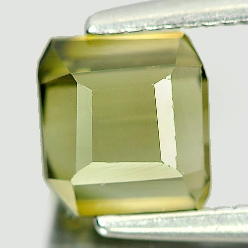 Natural Light Yellowish Green Tourmaline Gemstones 1.09 Ct. Octagon Shape 5.8 x 5.5 Mm.: Product ID: 807245569 Product Name: Natural Tourmaline Weight: 1.09 CT. Size: 5.8 x 5.5 x 3.5 MM. Shape: Octagon Color: Light Yellowish Green Clarity:VSI Luster: Good Gems Origin: Nigeria Treatment: U