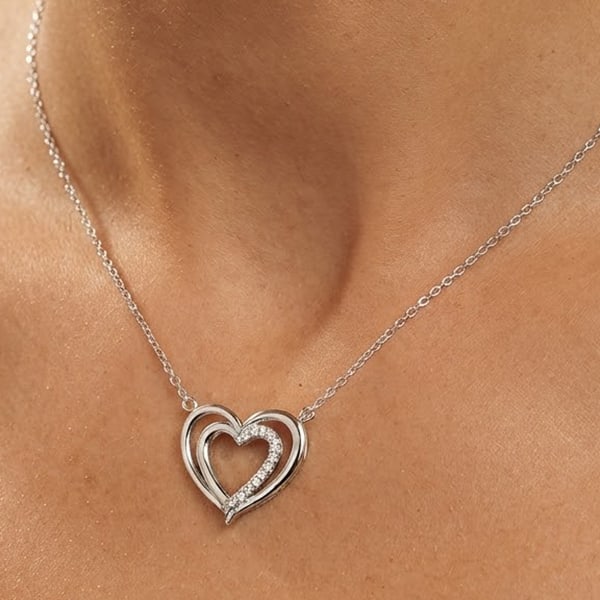925 Sterling Silver 1.96 Grams Lovely Heart Design Necklace 16 Inch.: Product ID: 280540245 Product Type: 925 Sterling Silver Fine Jewelry Jewelry Weight: 1.96 Grams. Gemstones Color: Silver Metal: Solid Silver 92.5%. Gemstone Detail: About 1.96 Grams. Round White CZ Si