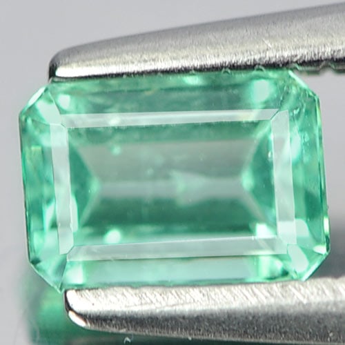 Natural Green Emerald Gemstones 0.50 Ct. Octagon Shape 5.4 x 4 Mm. (1 of 3)
