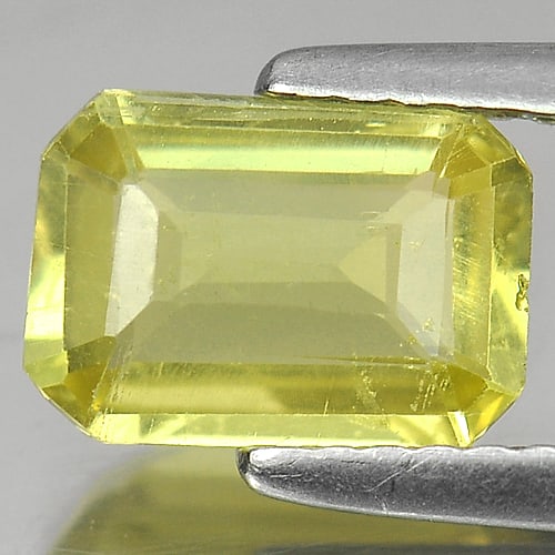 Natural Yellow Apatite Gemstones 1.18 Ct. Octagon Shape 8.3 x 5.8 Mm.: Product ID: 800613235 Product Name: Natural Apatite Weight: 1.18 CT. Size: 8.3 x 5.8 x 2.8 MM. Shape: Octagon Color: Yellow Clarity:VSI Luster: Good Gems Origin: Tanzania Treatment: Unheated Crystal S