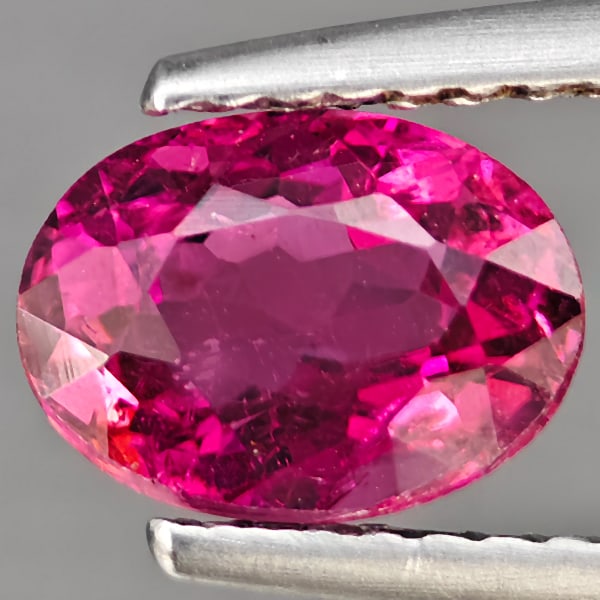 Natural Pink Tourmaline Gemstones 1.29 Ct. Oval Shape 7.8 x 5.8 Mm.: Product ID: 807251307 Product Name: Natural Tourmaline Weight: 1.29 CT. Size: 7.8 x 5.8 x 4.5 MM. Shape: Oval Shape Color: Pink Clarity:SI1 Luster: Good Gems Origin: Nigeria Treatment: Unheated Crysta