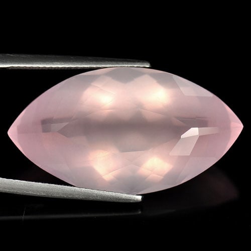 Natural Rose Pink Quartz Gemstones 30.03 Ct. Marquise Shape 30 x 16.8 Mm.: Product ID: 805524510 Product Name: Natural Quartz Weight: 30.03 CT. Size: 30 x 16.8 x 11.7 MM. Shape: Marquise Color: Pink Clarity:VVS Luster: Good Gems Origin: Brazil Treatment: Unheated Crystal Str