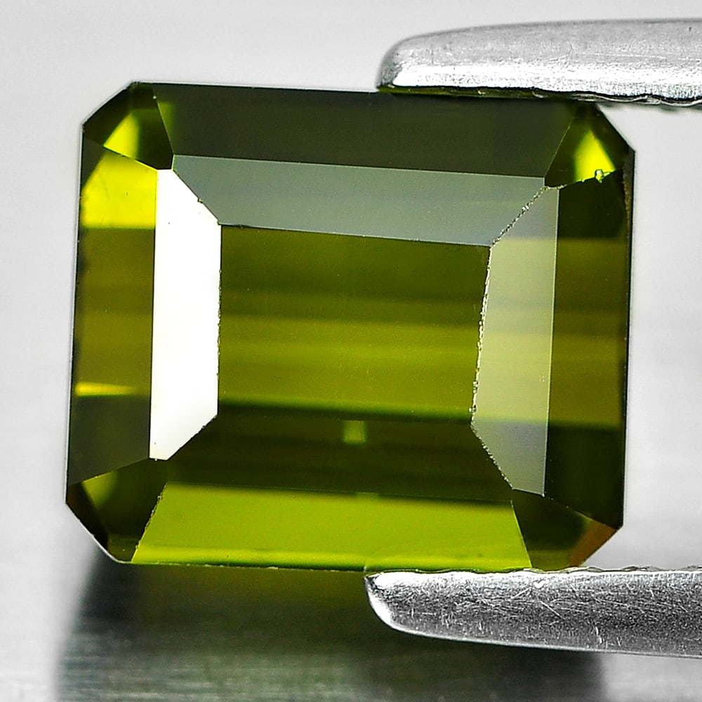 Natural Green Tourmaline Gemstones 2.43 Ct. Octagon Shape 8 x 7 Mm.: Product ID: 807250246 Product Name: Natural Tourmaline Weight: 2.43 CT. Size: 8 x 7 x 5 MM. Shape: Octagon Color: Green Clarity:VSI Luster: Good Gems Origin: Nigeria Treatment: Unheated Crystal Struct