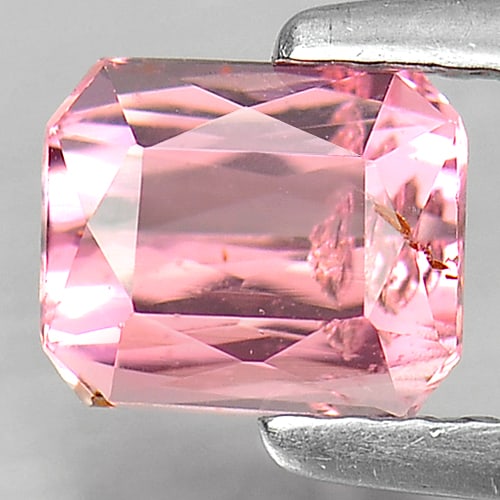Natural Purplish Pink Tourmaline Gemstones 0.99 Ct. Octagon Shape 5.9 x 4.9 Mm.: Product ID: 807229887 Product Name: Natural Tourmaline Weight: 0.99 CT. Size: 5.9 x 4.9 x 3.8 MM. Shape: Octagon Color: Purplish Pink Clarity:SI Luster: Good Gems Origin: Nigeria Treatment: Unheated C