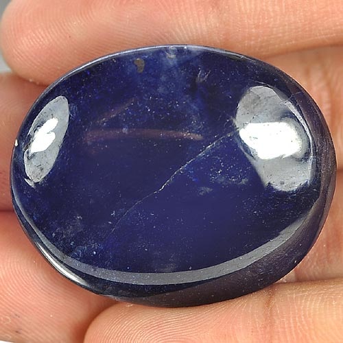 Natural Blue Sapphire Gemstones 151.30 Ct. Oval Cabochon Shape 35 x 28 Mm.: Product ID: 806090053 Product Name: Natural Blue Sapphire Weight: 151.30 CT. Size: 35 x 28 x 15.5 MM. Shape: Oval Cabochon Color: Blue Clarity:Opaque Luster: Good Gems Origin: Madagascar Treatment: He