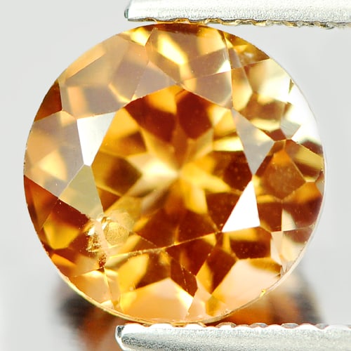 Natural Champange Topaz Gemstones 2.59 Ct. Round Shape 8.2 Mm.: Product ID: 807150941 Product Name: Natural Topaz Weight: 2.59 CT. Size: 8.2 x 8.2 x 5.5 MM. Shape: Round Color: Champagne Clarity:SI1 Luster: Good Gems Origin: Brazil Treatment: Unheated Crystal Stru