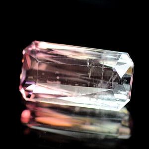 Natural Bi Color Tourmaline Gemstones 1.11 Ct. Octagon Shape 8.6 x 4.6 Mm.: Product ID: 807232220 Product Name: Natural Tourmaline Weight: 1.11 CT. Size: 8.6 x 4.6 x 3.1 MM. Shape: Octagon Color: Bi Color Clarity:SI Luster: Good Gems Origin: Nigeria Treatment: Unheated Crysta