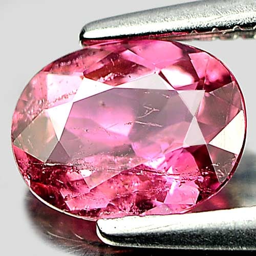 Natural Pink Tourmaline Gemstones 0.64 Ct. Oval Shape 6.6 x 5.1 Mm.: Product ID: 807248146 Product Name: Natural Tourmaline Weight: 0.64 CT. Size: 6.6 x 5.1 x 2.9 MM. Shape: Oval Color: Pink Clarity:SI1 Luster: Good Gems Origin: Nigeria Treatment: Unheated Crystal Stru