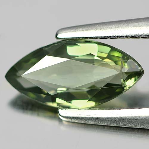 Natural Green Tourmaline Gemstones 0.54 Ct. Marquise Shape 8.4 x 4.2 Mm. (1 of 3)