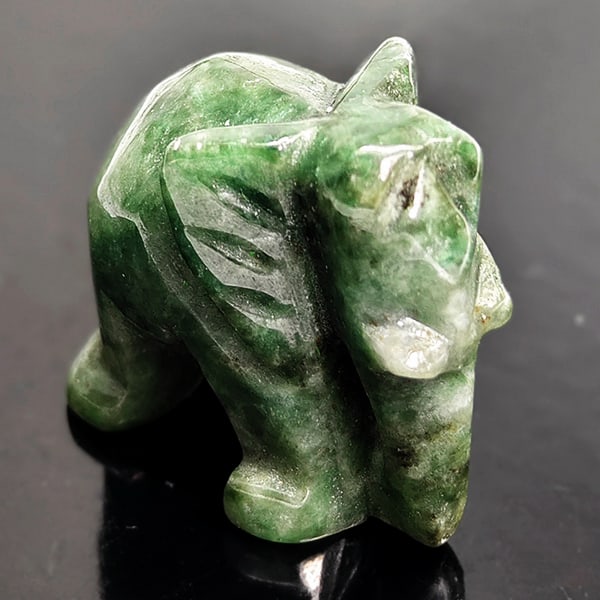 Natural Multi Color Jade Gemstones 64.32 Ct. Elephant Carving Shape 17 x 29 Mm.: Product ID: 819815991 Product Name: Natural Jade Weight: 64.32 CT. Size: 17 x 29 x 22 MM. Shape: Elephant Carving Shape Color: Multi-Color Clarity:Opaque Luster: Good Gems Origin: Thailand Treatment: 