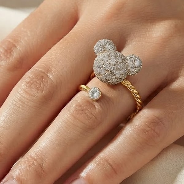 Natural White Diamond 0.73 Ct. with 18K Yellow Gold Ring Jewelry 3.08 Grams Free Size: Jewelry Setting Metal: 18K Yellow Gold Jewelry Weight: 3.08 Grams. Gemstones Details Product ID: 200200414 Product Name: Gold Jewelry Gemstone: Total Gem Weight: 0.73 CT. Gems Size: Free Size MM. Shap