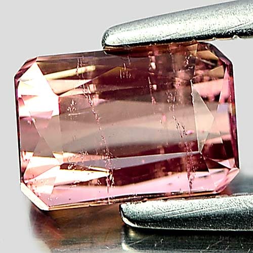 Natural Pink Tourmaline Gemstones 0.78 Ct. Octagon Shape 6.2 x 4.3 Mm. - 2