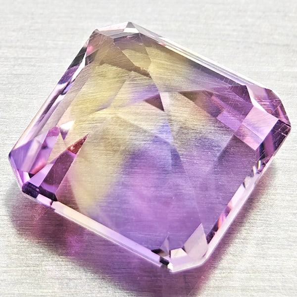 Natural Bi Color Ametrine Gemstones 2.90 Ct. Octagon Shape 8.4 x 8.2 Mm. - 3