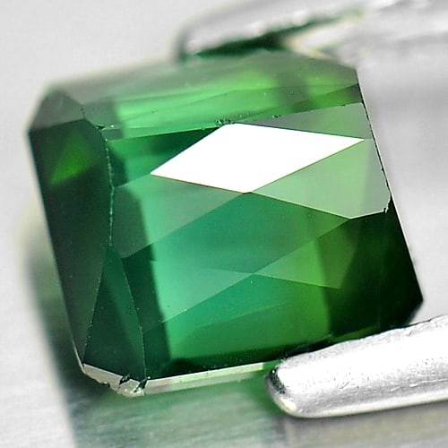 Natural Green Tourmaline Gemstones 1.46 Ct. Octagon Shape 6.4 x 6 Mm. - 3