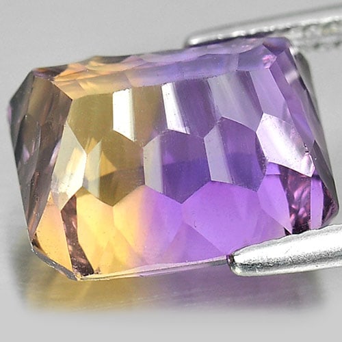 Natural Bi Color Ametrine Gemstones 8.37 Ct. Octagon Cut 12.4 x 10.6 Mm. - 3