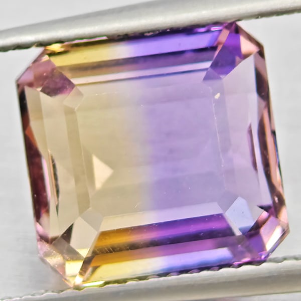 Natural Bi Color Ametrine Gemstones 5.27 Ct. Octagon Shape 10.2 x 9.8 Mm. - 2