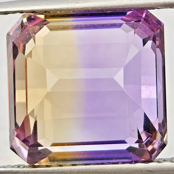 Natural Bi Color Ametrine Gemstones 5.27 Ct. Octagon Shape 10.2 x 9.8 Mm. - 3