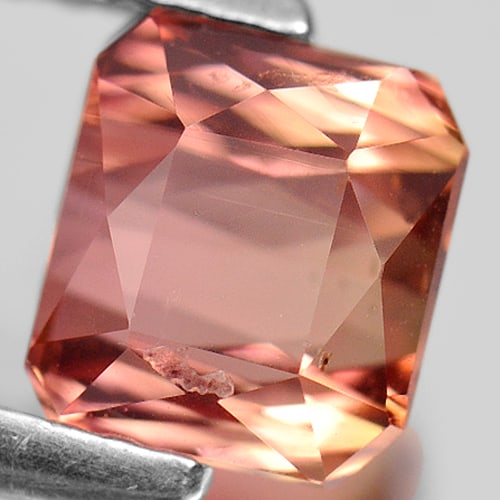 Natural Party Color Tourmaline Gemstones 1.30 Ct. Octagon Shape 6.1 x 5.5 Mm. - 2