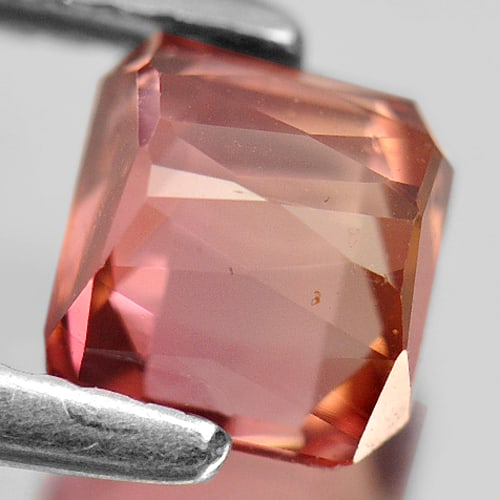 Natural Party Color Tourmaline Gemstones 1.30 Ct. Octagon Shape 6.1 x 5.5 Mm. - 3