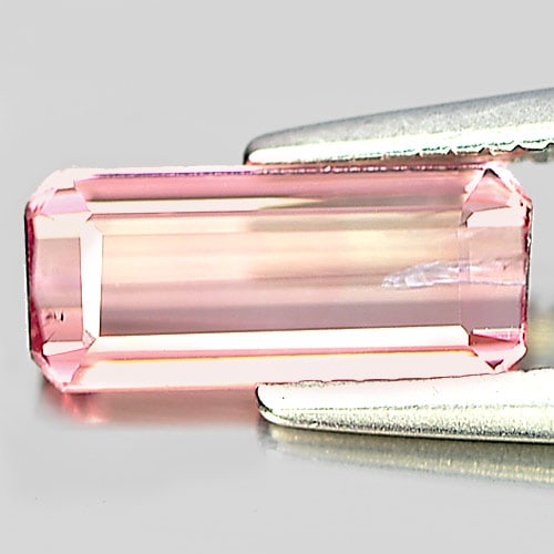 Natural Pink Tourmaline Gemstones 1.04 Ct. Octagon Shape 9.1 x 4 Mm.: Product ID: 807248305 Product Name: Natural Tourmaline Weight: 1.04 CT. Size: 9.1 x 4 x 2.5 MM. Shape: Octagon Color: Pink Clarity:VSI Luster: Good Gems Origin: Nigeria Treatment: Unheated Crystal Str