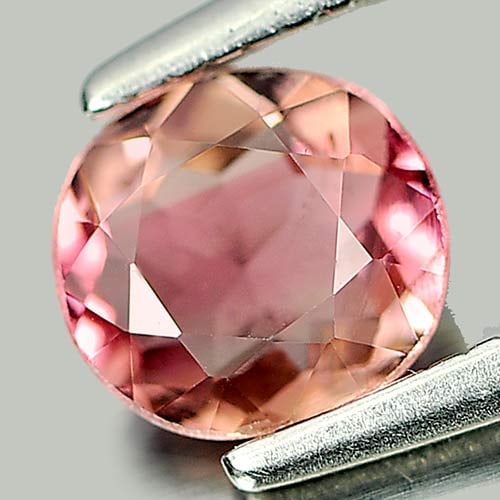 Natural Party Color Tourmaline Gemstones 0.57 Ct. Oval Shape 5.7 x 5.4 Mm. - 2
