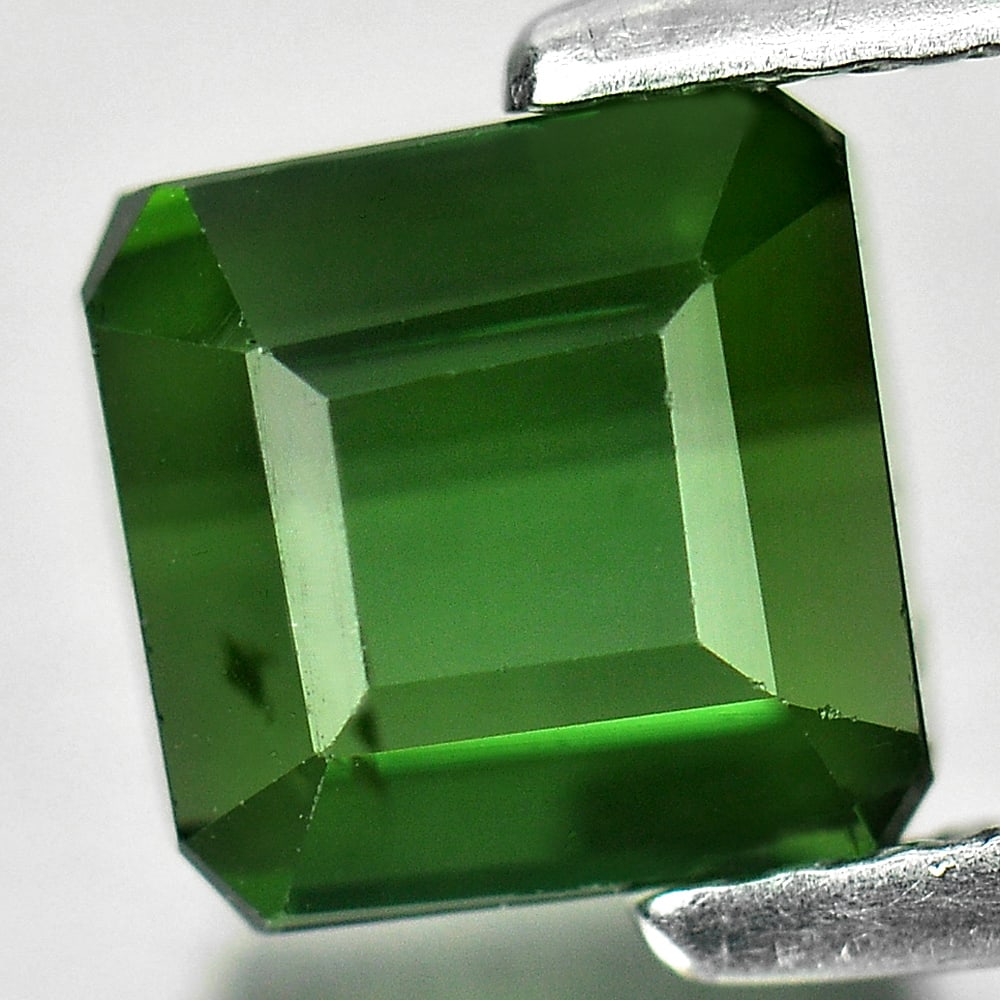 Natural Green Tourmaline Gemstones 1.85 Ct. Octagon Shape 6.3 x 6.3 Mm. - 2