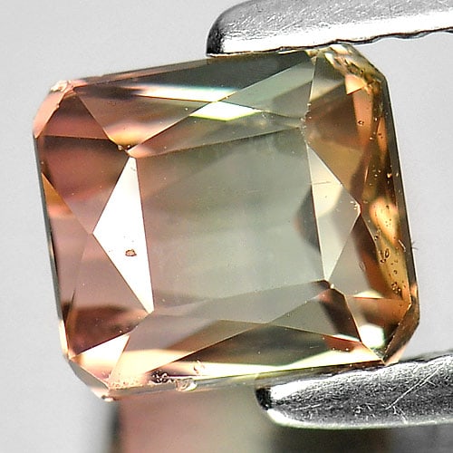 Natural Bi Color Tourmaline Gemstones 1.47 Ct. Octagon Shape 6.1 x 5.7 Mm. - 2