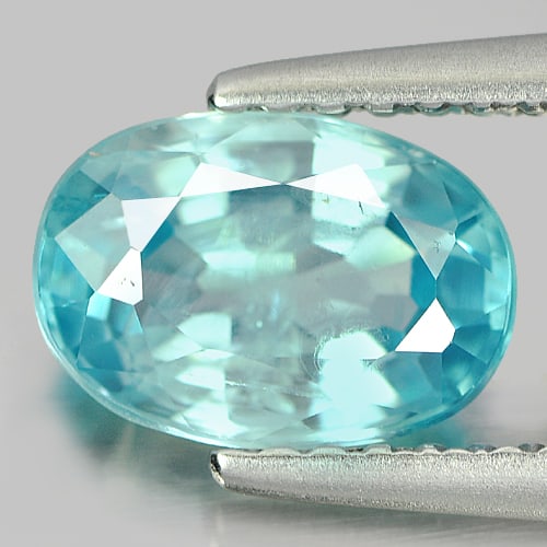 Natural Blue Color Zircon Gemstones 1.93 Ct. Oval Shape 8.1 x 5.7 Mm.: Product ID: 807715793 Product Name: Natural Zircon Weight: 1.93 CT. Size: 8.1 x 5.7 x 3.7 MM. Shape: Oval Color: Blue Clarity:SI Luster: Good Gems Origin: Cambodia Treatment: Heated Crystal Structure: