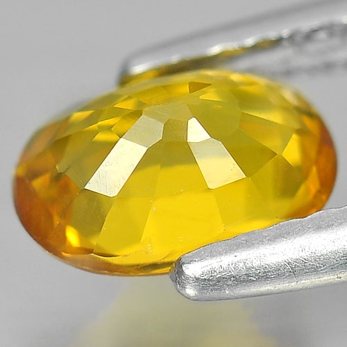 Natural Yellow Sapphire Gemstones 1.04 Ct. Oval Shape 7 x 4.7 Mm. - 3
