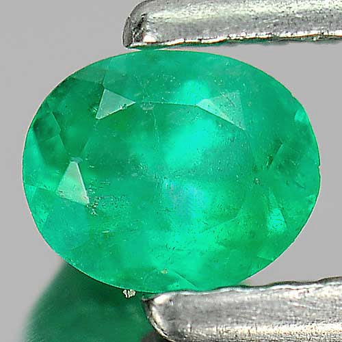 Natural Green Emerald Gemstones 0.33 Ct. Oval Shape 4.8 x 4 Mm.: Product ID: 802403268 Product Name: Natural Emerald Weight: 0.33 CT. Size: 4.8 x 4 x 3 MM. Shape: Oval Color: Green Clarity:SI Luster: Good Gems Origin: Columbia Treatment: Unheated Crystal Structure: