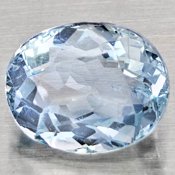 Natural Baby Blue Aquamarine Gemstones 1.99 Ct. Oval Shape 9 x 7.2 Mm.: Product ID: 800812196 Product Name: Natural Aquamarine Weight: 1.99 CT. Size: 9 x 7.2 x 4.9 MM. Shape: Oval Shape Color: Baby Blue Clarity:SI1 Luster: Good Gems Origin: Brazil Treatment: Unheated Crys