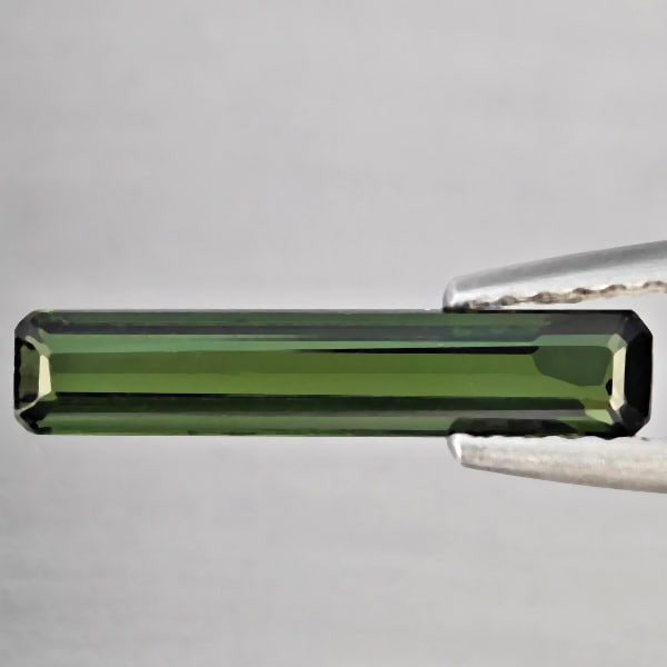 Natural Green Tourmaline Gemstones 1.04 Ct. Octagon Shape 15 x 3 Mm.: Product ID: 807251604 Product Name: Natural Tourmaline Weight: 1.04 CT. Size: 15 x 3 x 2.4 MM. Shape: Octagon Color: Green Clarity:VSI Luster: Good Gems Origin: Nigeria Treatment: Unheated Crystal Str