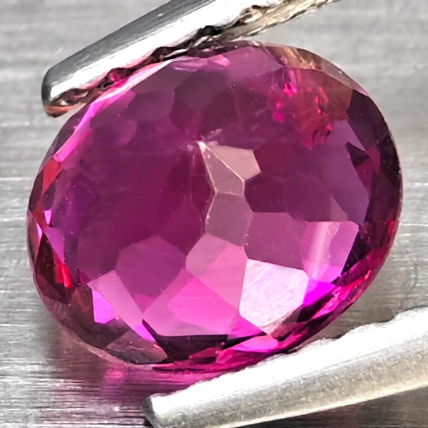 Natural Pink Tourmaline Gemstones 1.11 Ct. Oval Shape 6.8 x 5.8 Mm. - 3