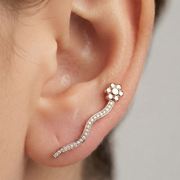 925 Sterling Siver Earrings Jewelry Rose Gold Plated Size 30 x 6 Mm. 2.20 Grams: Product ID: 280520127 Product Type: 925 Sterling Silver Fine Jewelry Jewelry Weight: 2.20 Grams. Gemstones Color: Gold Metal: Solid Silver 92.5%. Gemstone Detail: About 2.20 Grams. And Round White CZ 
