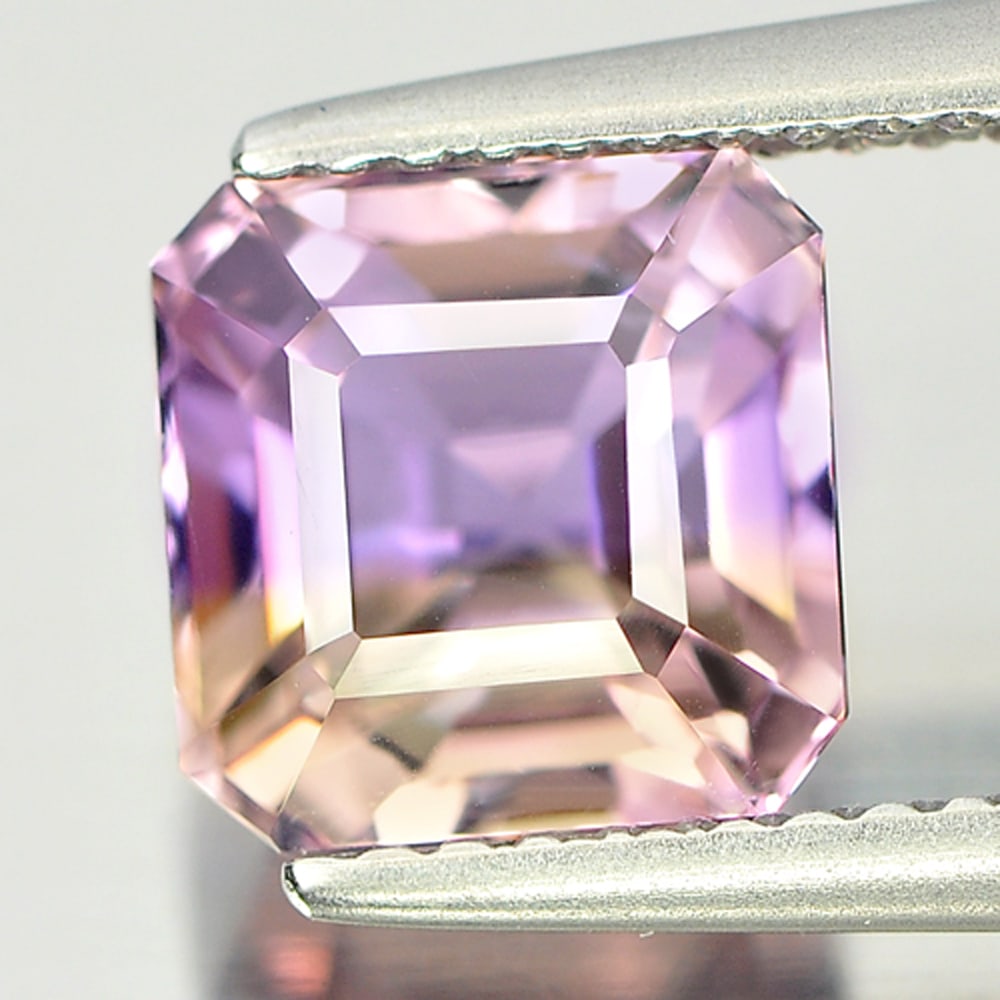 Natural Bi Color Ametrine Gemstones 2.50 Ct. Octagon Shape 7.8 Mm.: Product ID: 800405218 Product Name: Natural Ametrine Weight: 2.50 CT. Size: 7.8 x 7.8 x 6.5 MM. Shape: Octagon Color: Bi Color Clarity:VVS Luster: Good Gems Origin: Bolivia Treatment: Unheated Crystal