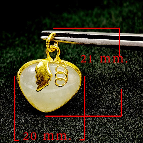 Natural Multi-Color Jade Gemstones 26.63 Ct. Heart Nickel Pendant 21 x 20 Mm.: Product ID: 819814362 Product Name: Natural Jade Weight: 26.63 CT. Size: 21 x 20 x 10 MM. Shape: Heart Shape Color: Multi-Color Clarity:Opaque Luster: Good Gems Origin: Thailand Treatment: Unheated Cr