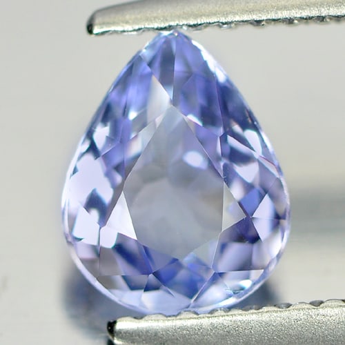 Natural Violetish Blue Tanzanite Gemstones 1.05 Ct. Pear Shape 7.55 x 6.00 Mm. (1 of 4)