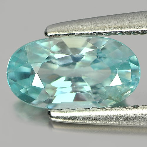 Natural Blue Color Zircon Gemstones 1.28 Ct. Oval Shape 8.2 x 4.6 Mm.: Product ID: 807717078 Product Name: Natural Zircon Weight: 1.28 CT. Size: 8.2 x 4.6 x 3.3 MM. Shape: Oval Color: Blue Clarity:VSI Luster: Good Gems Origin: Cambodia Treatment: Heated Crystal Structure