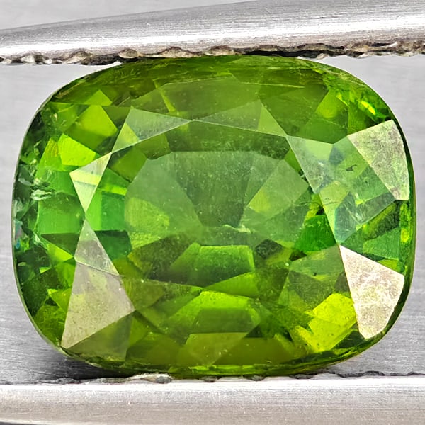 Natural Green Tourmaline Gemstones 1.64 Ct. Cushion Shape 7.6 x 6 Mm.: Product ID: 807251009 Product Name: Natural Tourmaline Weight: 1.64 CT. Size: 7.6 x 6 x 5.1 MM. Shape: Cushion Shape Color: Green Clarity:SI1 Luster: Good Gems Origin: Nigeria Treatment: Unheated Crys